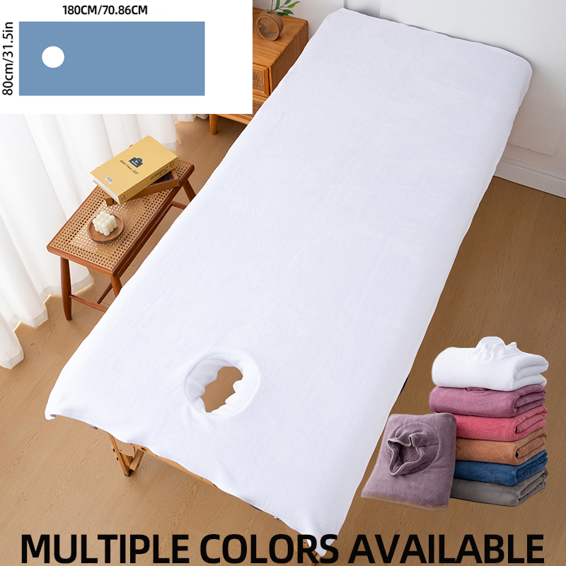 1Pc Beauty Bed Sheet with Hole - Spa And Wellness Center ulasan dan harga