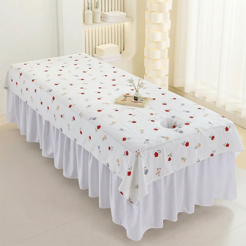 Printed Face Hole Massage Tabl - Spa And Wellness Center ulasan dan harga